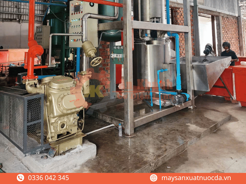 Giới thiệu sản phẩm máy sản xuất nước đá 3 tấn