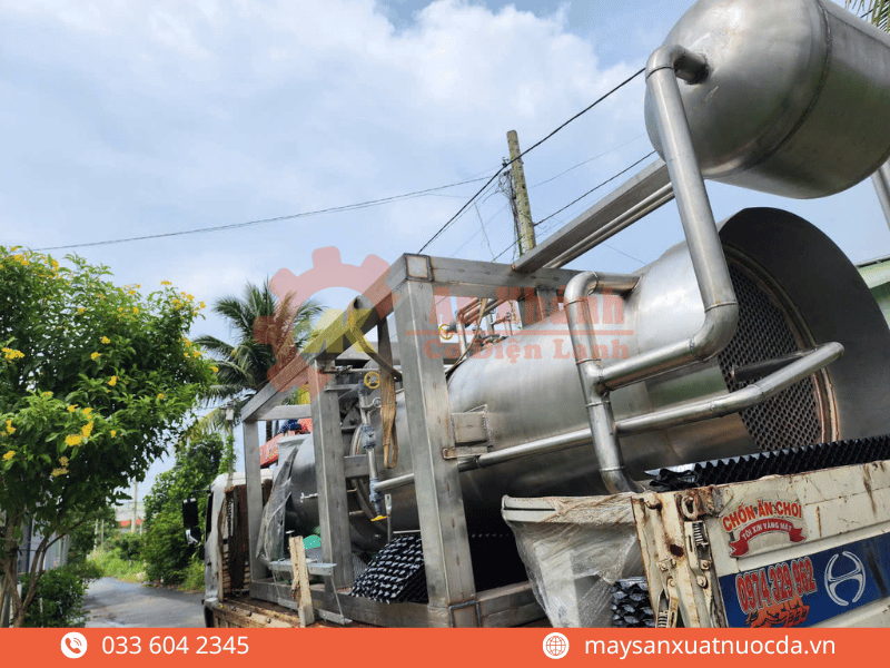 Quy trình di dời máy làm đá viên tại An Khánh