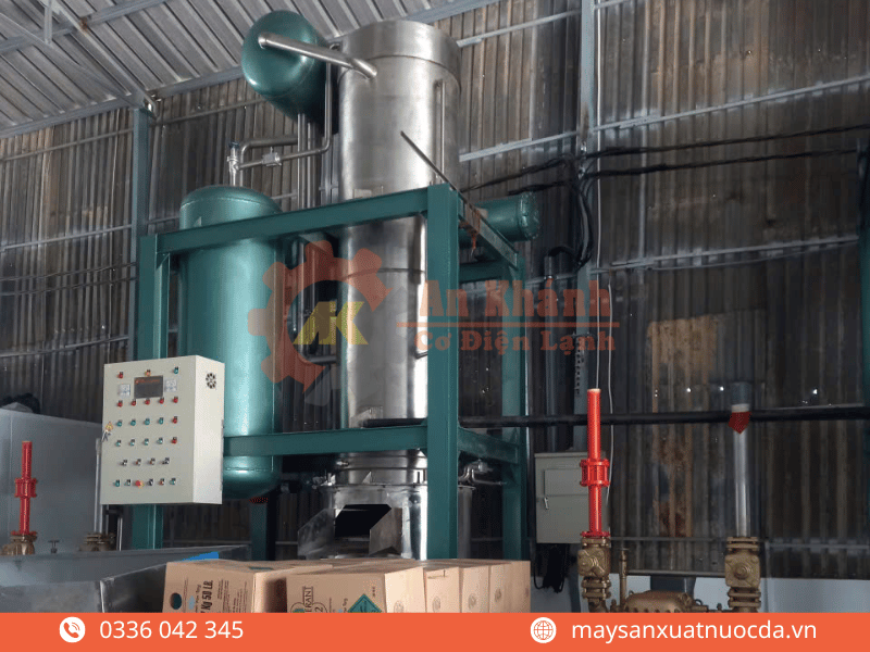 Quy trình hoạt động của máy sản xuất nước đá
