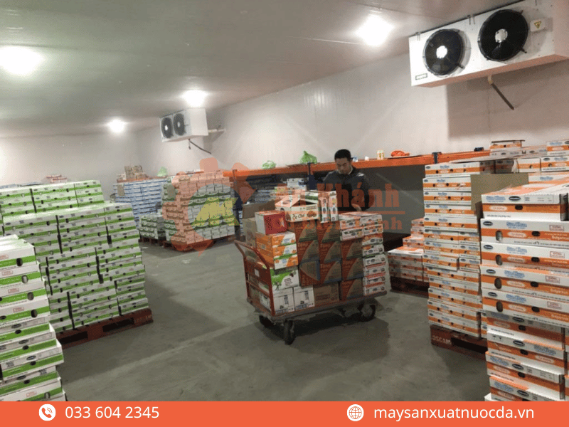 Quy trình thi công lắp đặt kho lạnh thực phẩm tại An Khánh